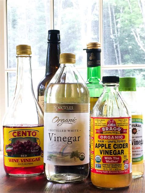 things that are similar to vinegar